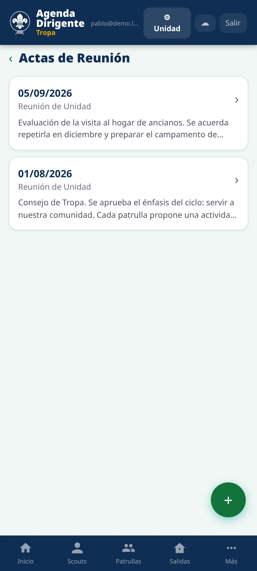 Actas